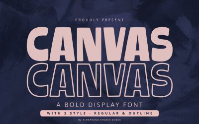 Canvas - Fet teckensnitt
