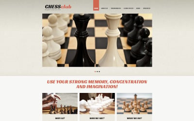 Chess Отзывчивый шаблон Joomla