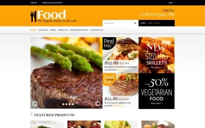 Responsive Food Store Shopify Theme