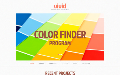 Responsive WordPress-thema van schildersbedrijf