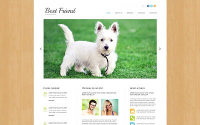 Responsywny szablon Joomla #48591 na temat: psy