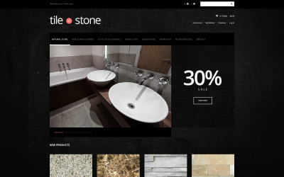 Responsywny szablon Magento Tile Stone Store #48513