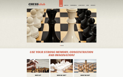 Šablona Joomla reagující na šachy