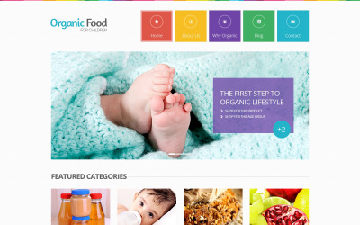 Šablona webových stránek Responzivní obchod s potravinami