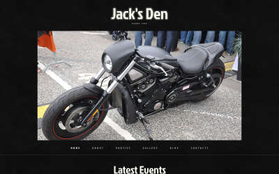 Tema De WordPress Responsive para Sitio de Clubes de motos #48594