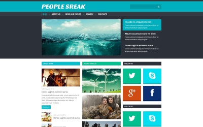 Thème Joomla adaptatif pour site de nouvelles #48539