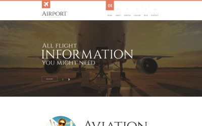 Thème WordPress réactif pour les compagnies aériennes privées