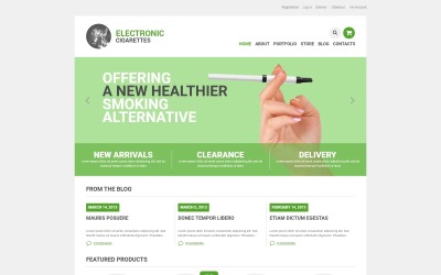 Tobacco Responsive WooCommerce Theme