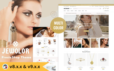 Jewolor - Prestashop-thema voor handgemaakte sieradenwinkel