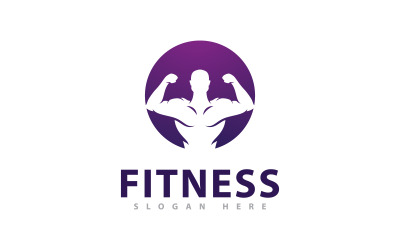 Fitnessstudio-Logo-Design-Vorlage, kreative Symbole des Fitnessclubs 11