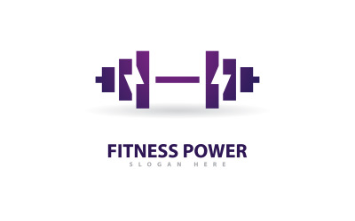 Fitnessstudio-Logo-Design-Vorlage, kreative Symbole des Fitnessclubs 3
