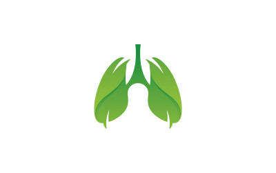 ikona logo płuc wektor ilustracja projekt 8