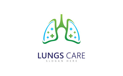 lungs logo icon vector illustration design 0