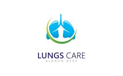 lungs logo icon vector illustration design 11