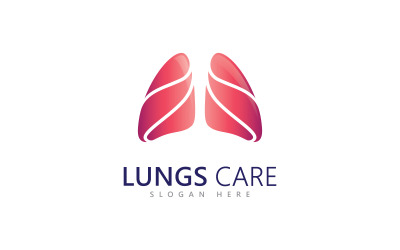 lungs logo icon vector illustration design 12