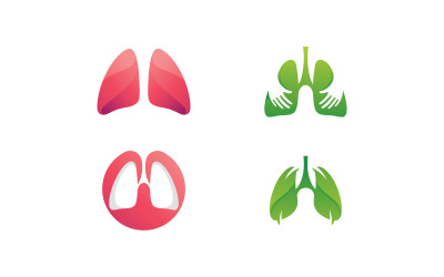 lungs logo icon vector illustration design 15