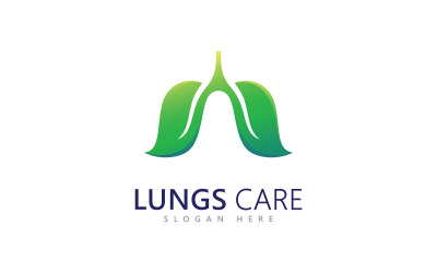 lungs logo icon vector illustration design 4