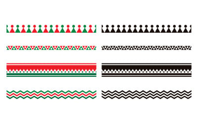 Traditioneel Mexicaans decoratie ornament vector illustratie ontwerp sjabloon