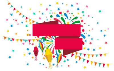 Carnival Festa junina event day element vektorillustration designmall v.4