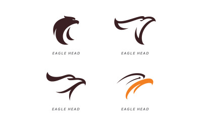 Eagle head logo vector illustration design 20