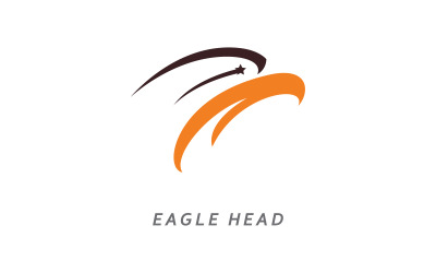 Eagle head logo vector illustration design 2