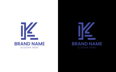 Letter K stairs company logo-698