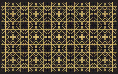 Muslim abstract element, Islamic icon design illustration template v.4