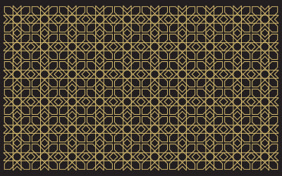 Muslimskt abstrakt element, islamisk ikon design illustration mall v.4