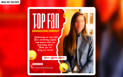 Creative Top fan Social Media PR-PSD-bannermall