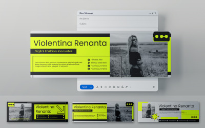 Modello di intestazione e-mail urbana