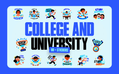 College and University Stickers