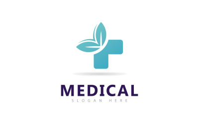 Lékařská technologie Logo Vector Template, Creative Pharmacy Logo vektorový design 12