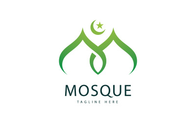 Mosque Logo Template, Islamic Concept Design  Creative Symbol 6