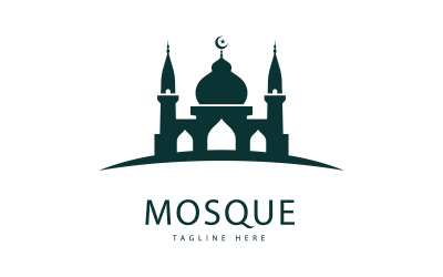 Mosque Logo Template, Islamic Concept Design  Creative Symbol 7