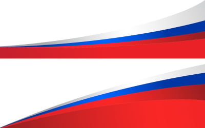 Russian day event element illustration Vector design template v.3