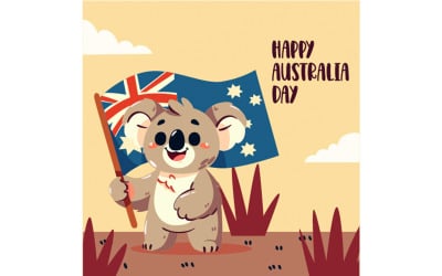 Australia Day Concept Illustration