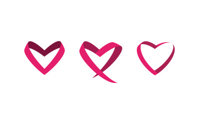 Adozione dell&amp;#39;icona dell&amp;#39;amore, modello di progettazione del logo di rete e social