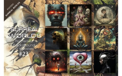 Bundle Surreal worlds 23. Psychedelic.