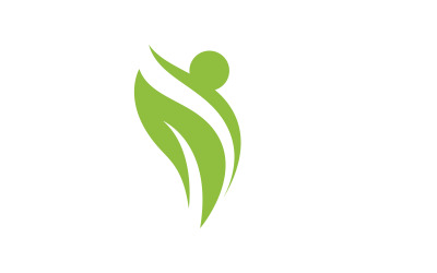 Logo&amp;#39;s van groene boom blad ecologie natuur veganistisch concept element vector v.13