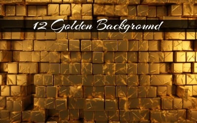 A golden brick texture background