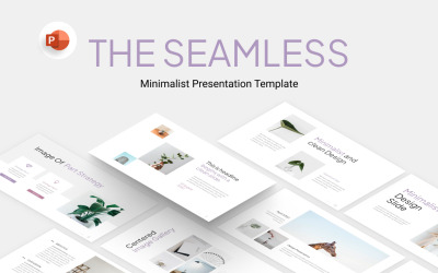 Den sömlösa minimalistiska PowerPoint-mallen