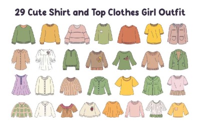 29 Cute Shirt and Top Clothes Girl Outfit