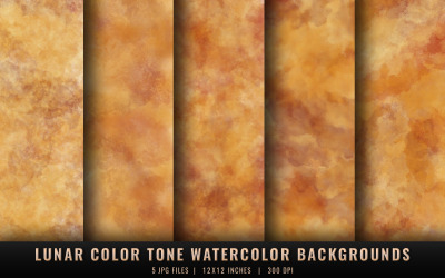 Lunar Color Tone Watercolor Backgrounds