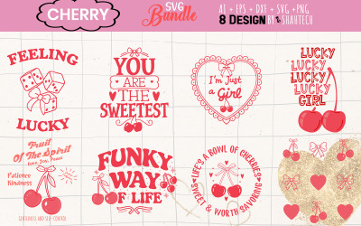 Pakiet SVG Cherry Valentine