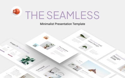 Plantilla de PowerPoint minimalista sin costuras