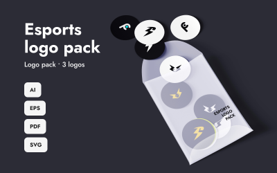 Powercore - eSport Logo Paketi Şablonu