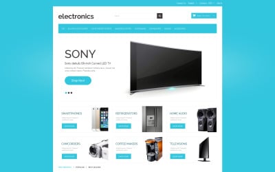 Motyw PrestaShop dla elektroniki domowej