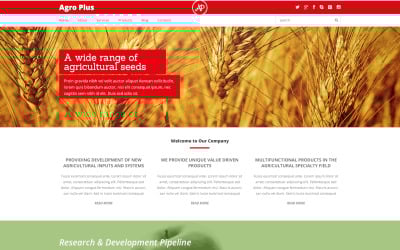 Responsive WordPress thema over Boerderij №48675