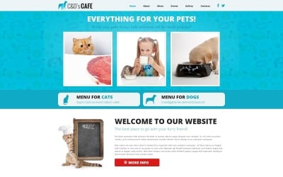 Template Joomla responsivo para pet shop