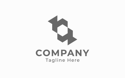 Logotipo abstrato de arquitetura e construção.